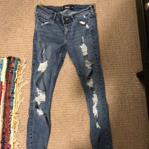 Ripped Hollister Jeans